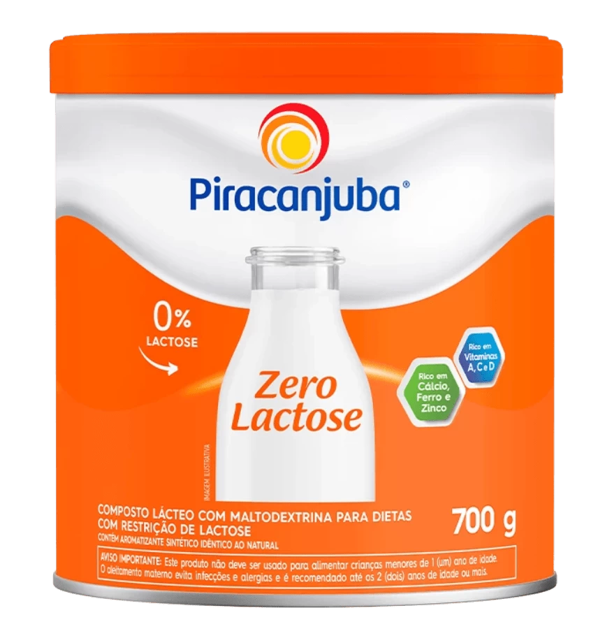 Produto Composto Lácteo Piracanjuba Zero Lactose 700g