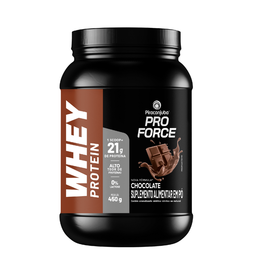 Produto Whey Protein Pó Chocolate Piracanjuba ProForce 450g