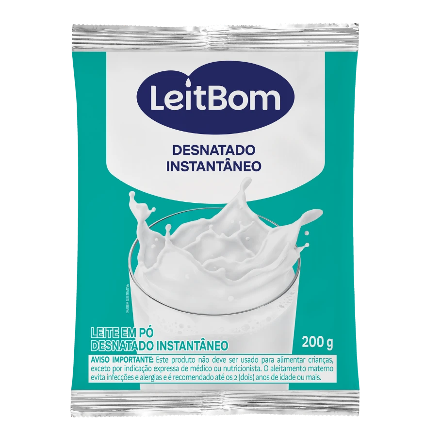 Produto Leite em Pó Desnatado Instantâneo 200 g