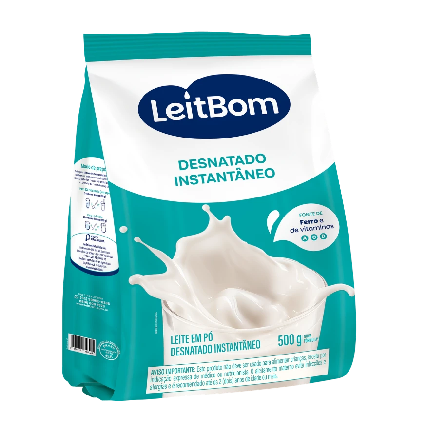 Produto Leite em Pó Desnatado Instantâneo 500 g