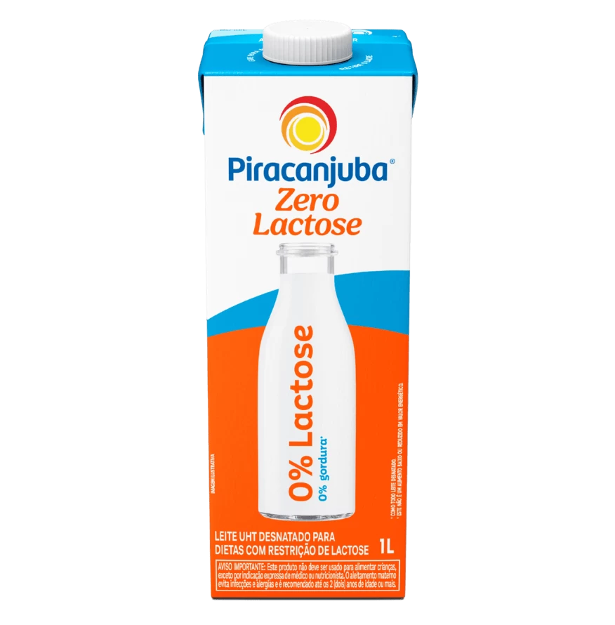 Produto Leite Piracanjuba Desnatado Zero Lactose 1 L
