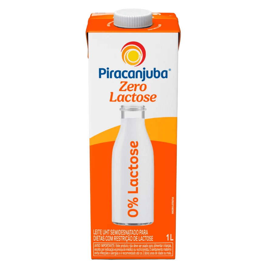 Produto Leite Piracanjuba Semidesnatado Zero Lactose 1 L