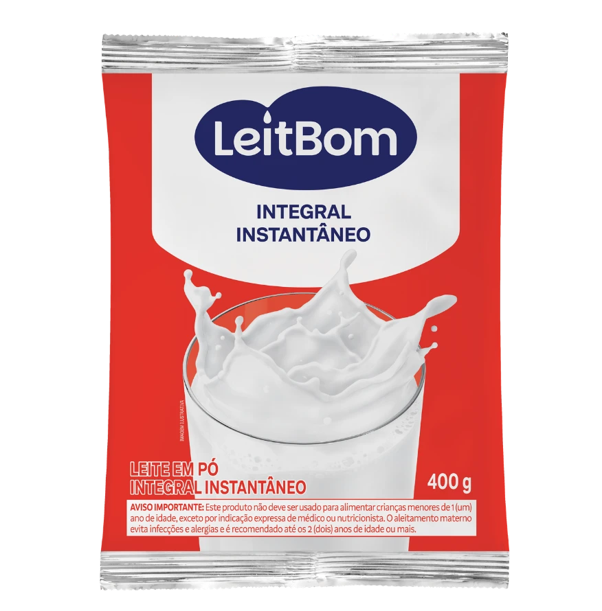 Produto Leite em Pó Integral Instantâneo 400 g