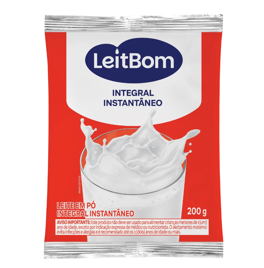 Produto Leite em Pó Integral Instantâneo 200 g