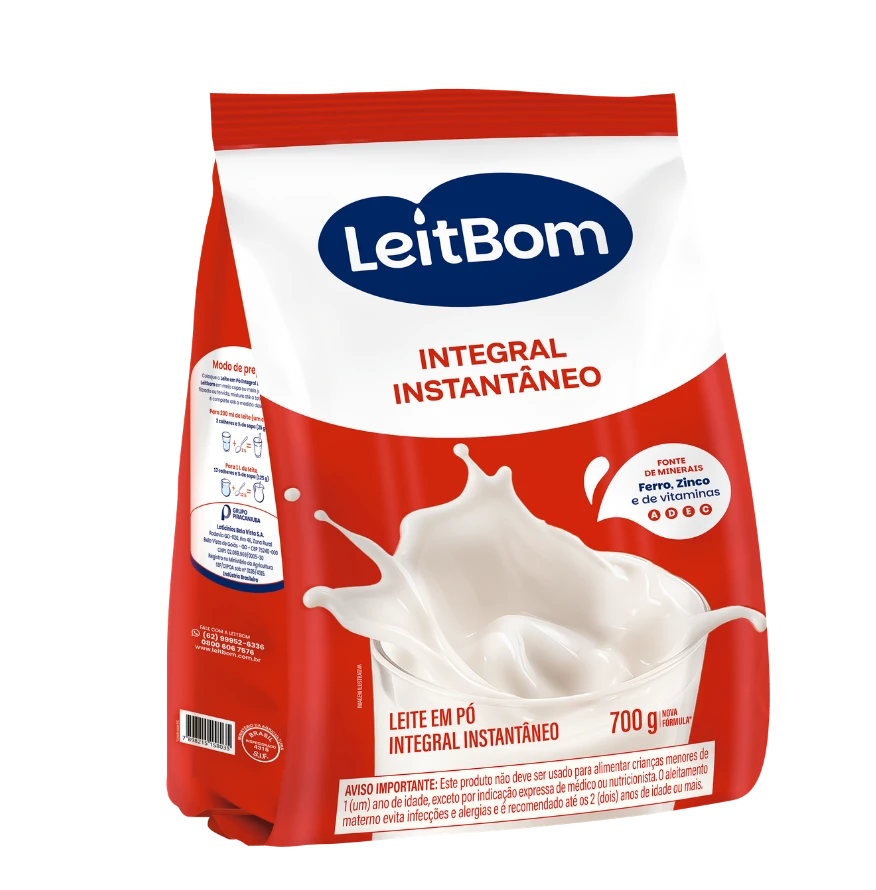 Produto Leite em Pó Integral Instantâneo 700 g