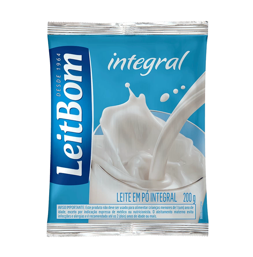 Produto Leite em Pó Integral 200 g