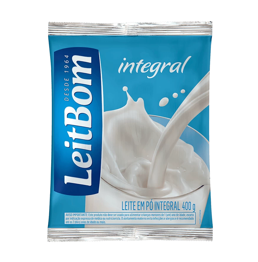 Produto Leite em Pó Integral 400 g