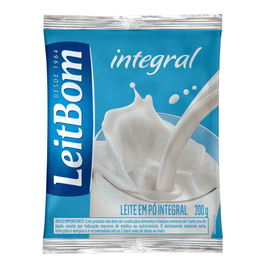Produto Leite em Pó Integral Instantâneo 200 g