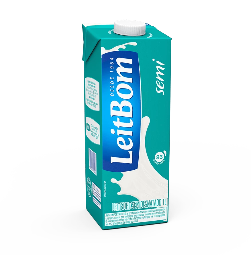 Produto Leite Semidesnatado 1L