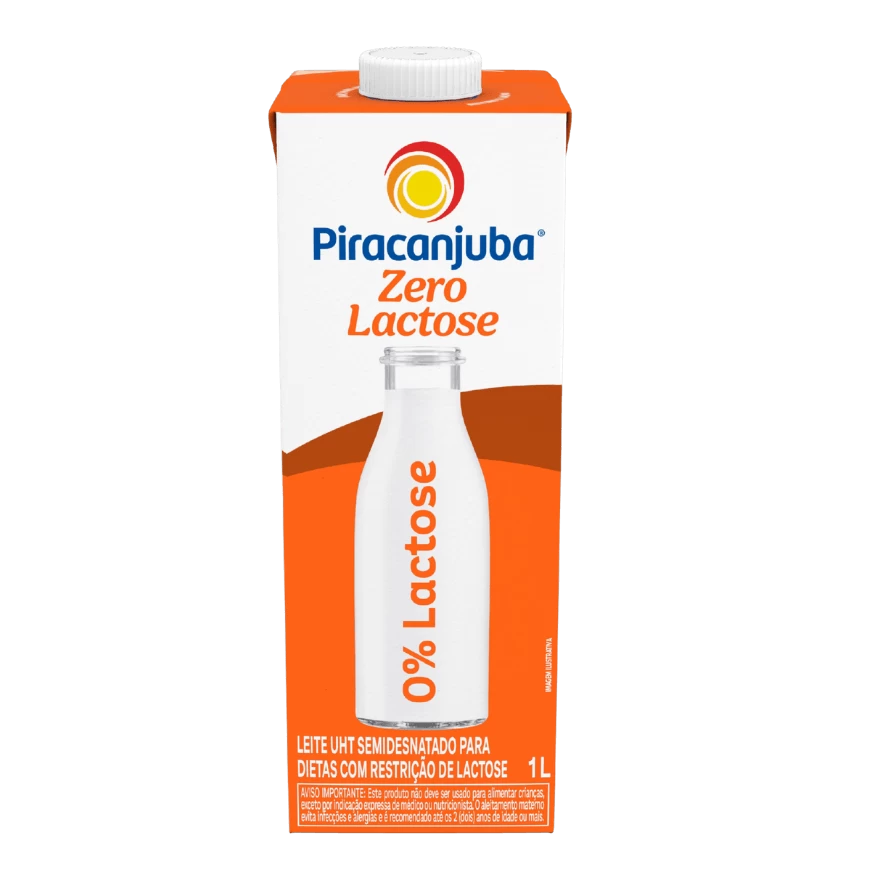 Produto Leite Piracanjuba Semidesnatado Zero Lactose 1 L