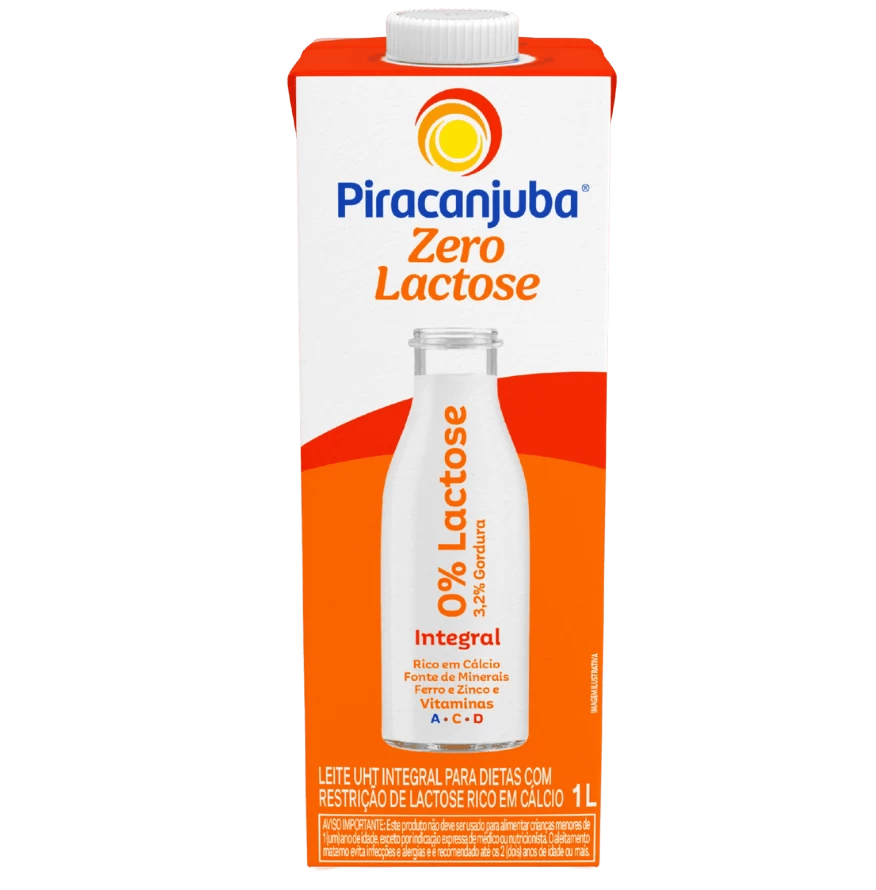 Produto Leite Integral Piracanjuba Zero Lactose 1L