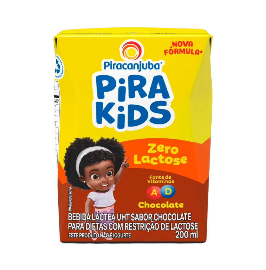 Produto Achocolatado Piracanjuba Pirakids Zero Lactose 200 ml
