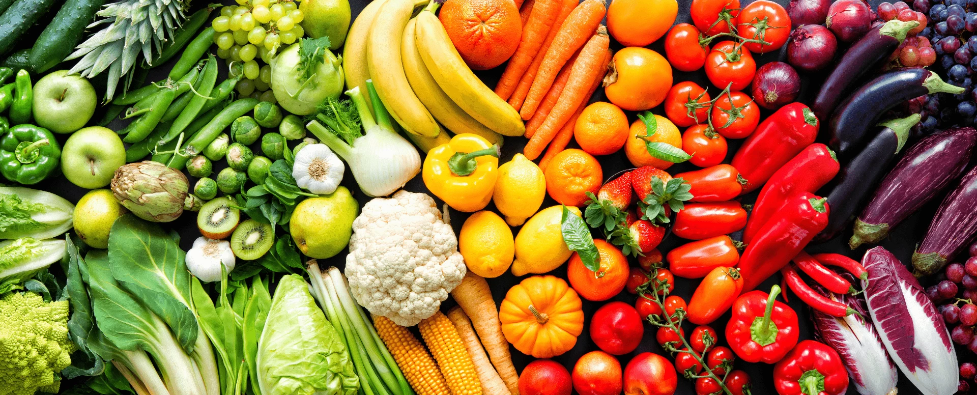 5 cores no prato: qual a relação entre as cores e os nutrientes dos alimentos?