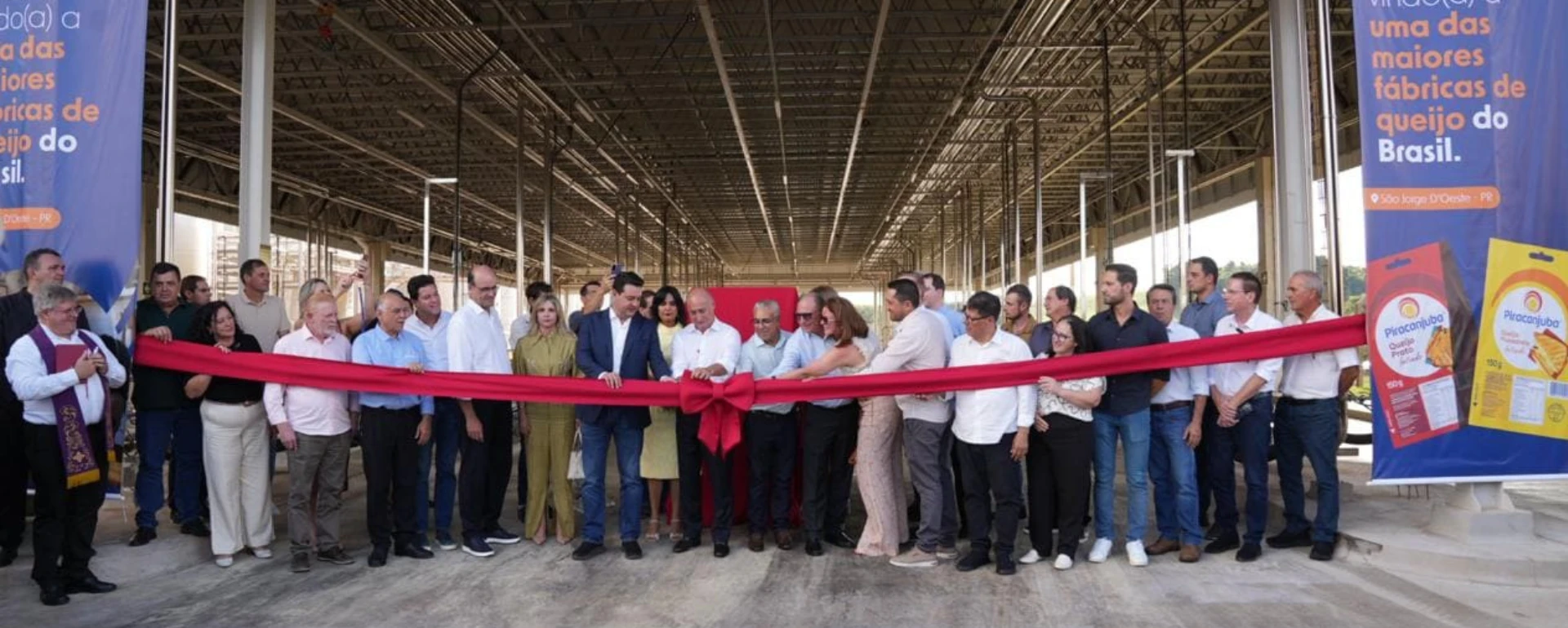 Grupo Piracanjuba inaugura uma das maiores fábricas de queijo do Brasil e marca nova etapa de expansão nacional
