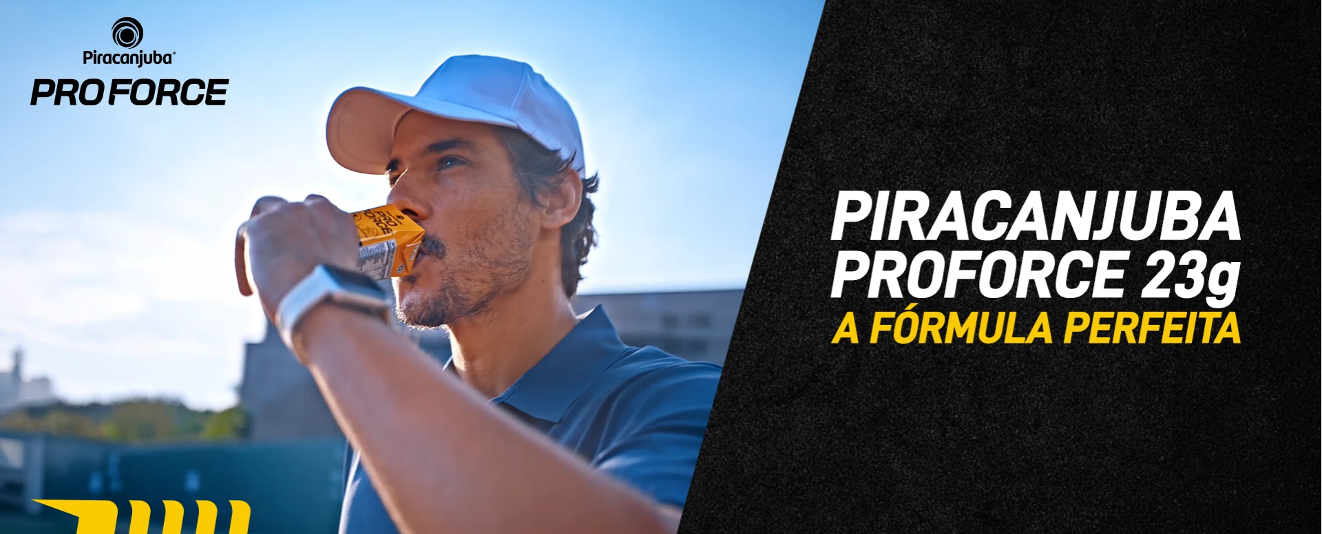Piracanjuba ProForce apresenta campanha “a fórmula perfeita pra quem acha que não precisa ter fórmula pra tudo”