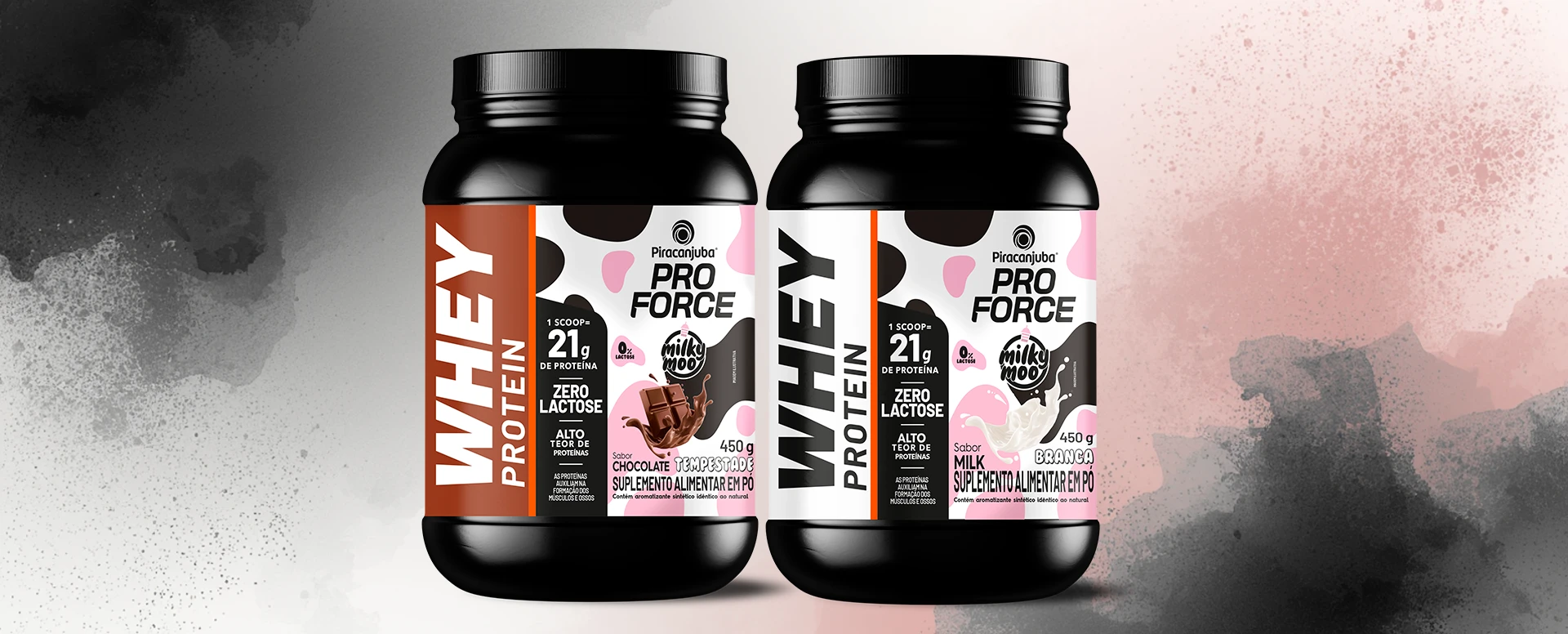 Piracanjuba ProForce e Milky Moo ampliam parceria com lançamento de whey protein em pó