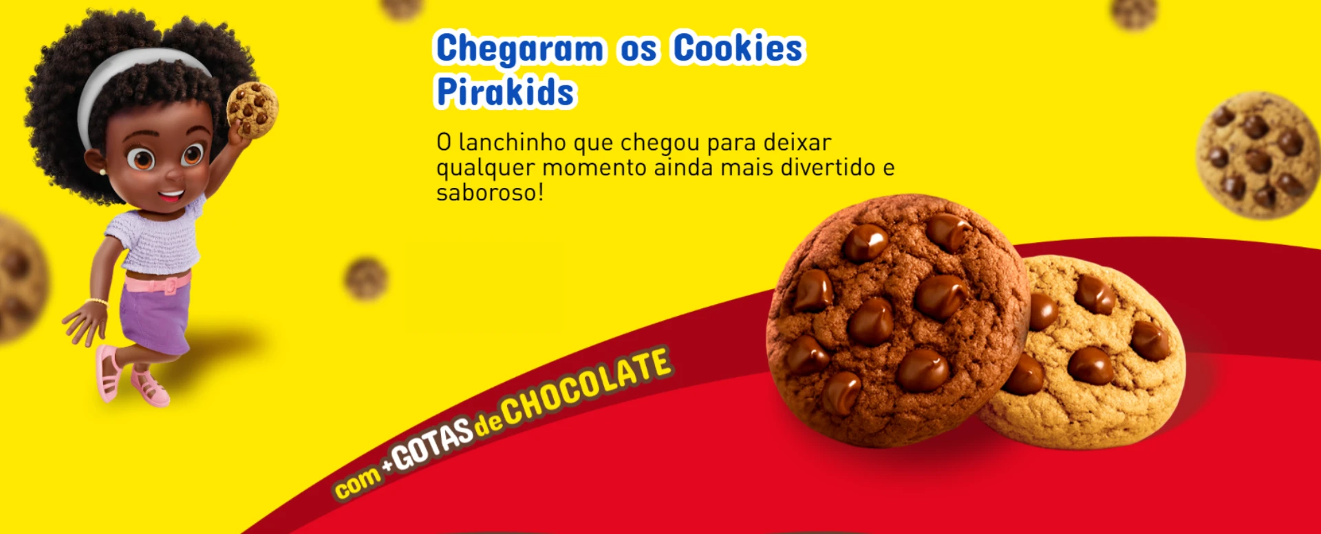 Piracanjuba Pirakids marca presença em novo segmento com lançamento de cookies