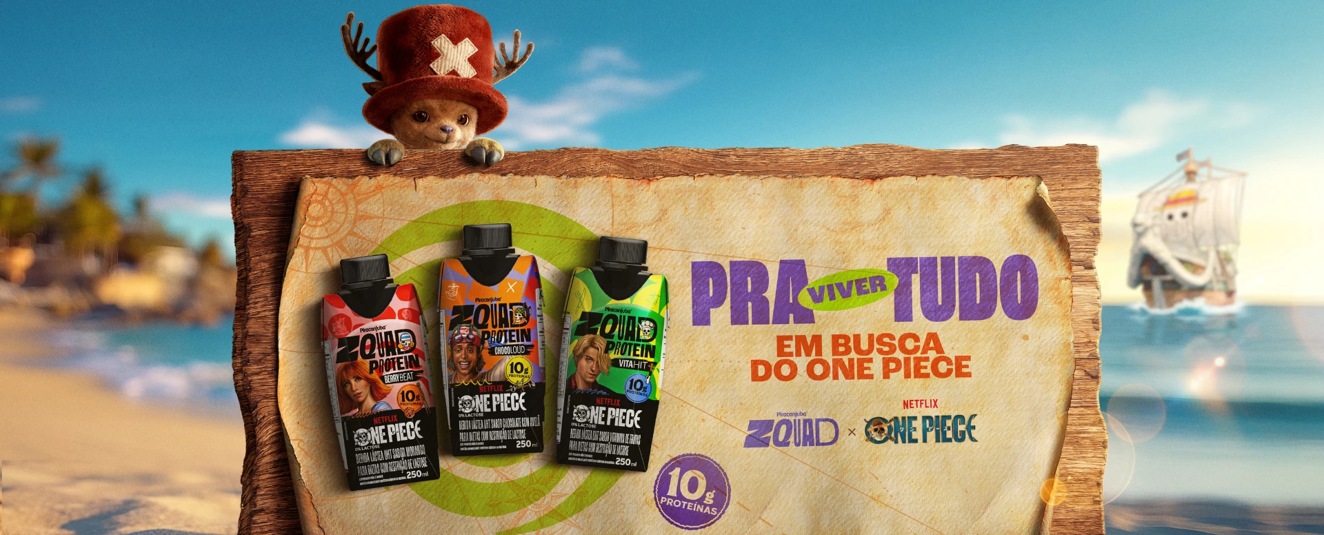 Energia e aventura: Piracanjuba ZQUAD lança edição especial inspirada em One Piece: A Série, sucesso da Netflix