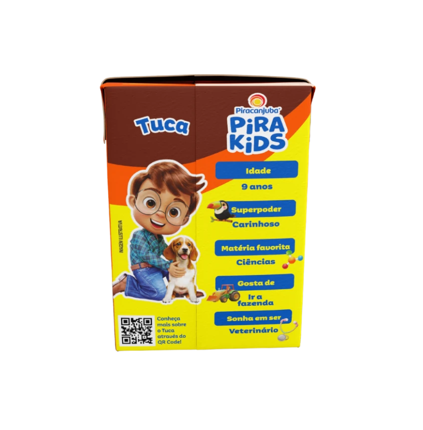 Achocolatado Piracanjuba Pirakids Zero Lactose 200ml
