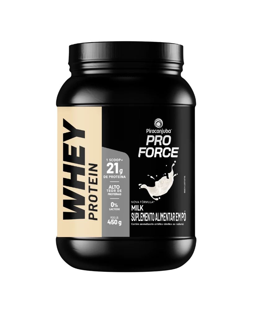 Whey Protein Piracanjuba Milk, 21g de proteína, 450g