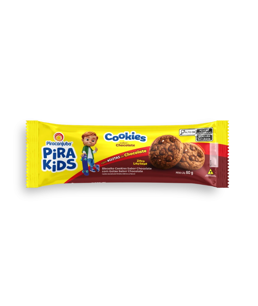 Cookies Piracanjuba Pirakids Chocolate