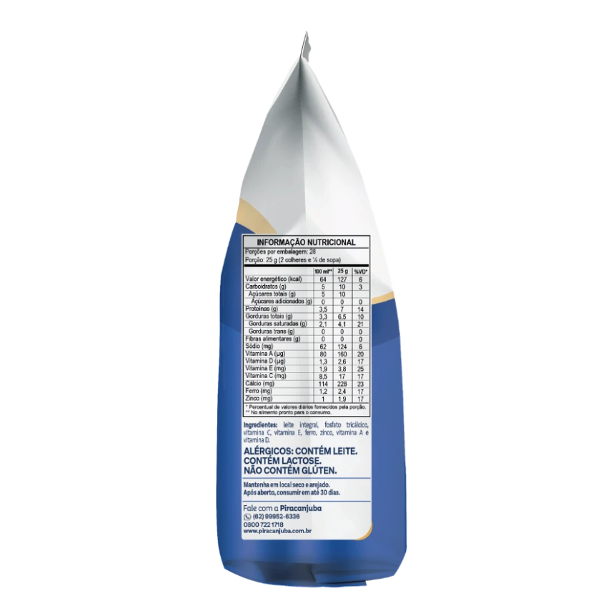 Leite em Pó Integral Piracanjuba 700g