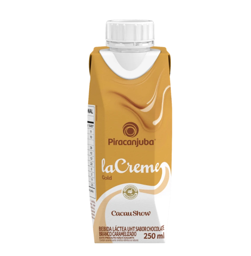 Piracanjuba + Cacau Show laCreme Gold 250ml