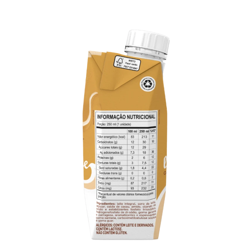 Piracanjuba + Cacau Show laCreme Gold 250ml