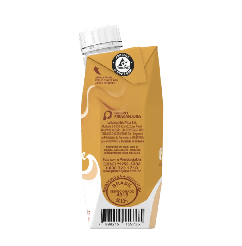 Piracanjuba + Cacau Show laCreme Gold 250ml