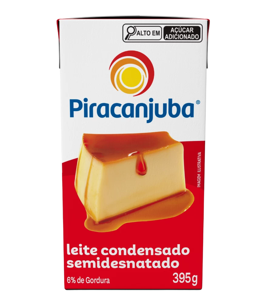 Leite Condensado Semidesnatado Piracanjuba 395g