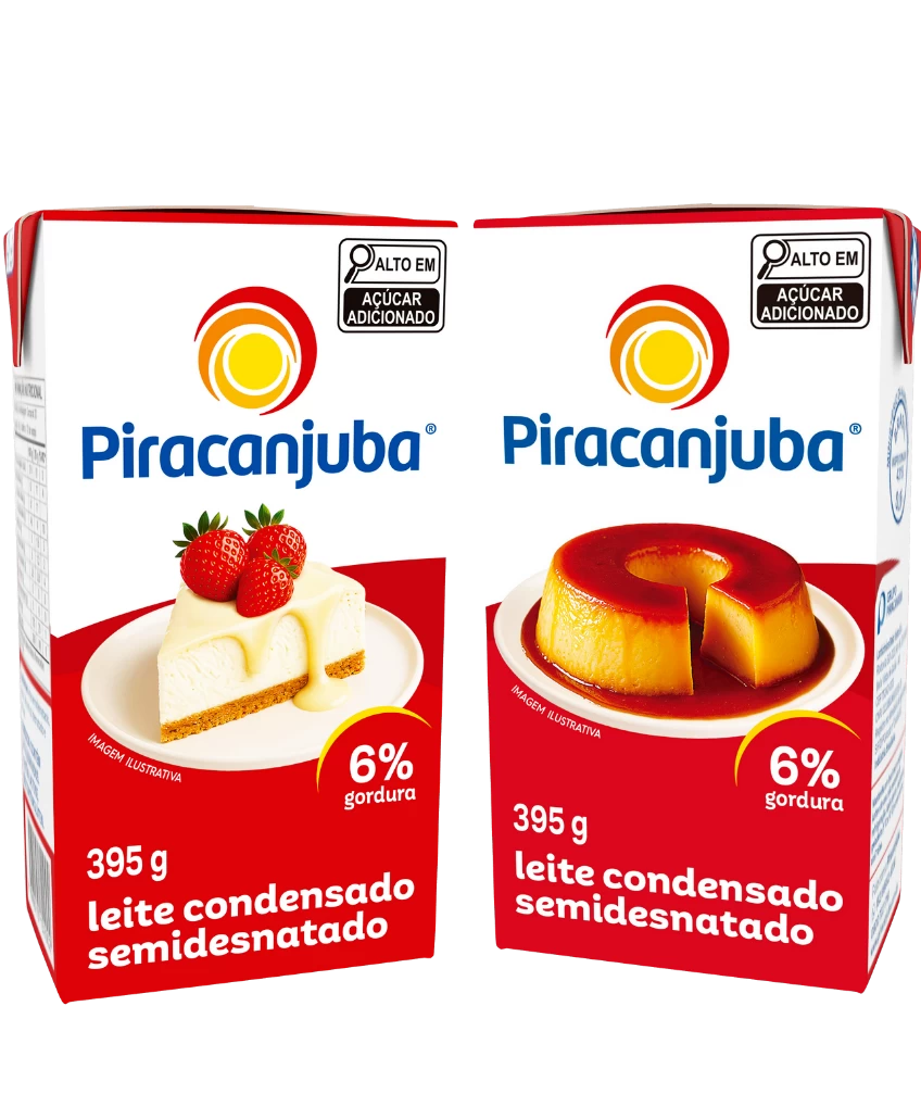 Leite Condensado Semidesnatado Piracanjuba 395g