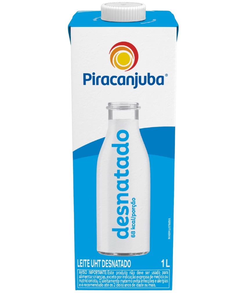 Leite Desnatado Piracanjuba 1L