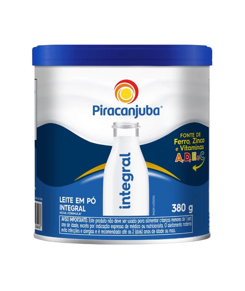 Leite em Pó Integral Piracanjuba 380g