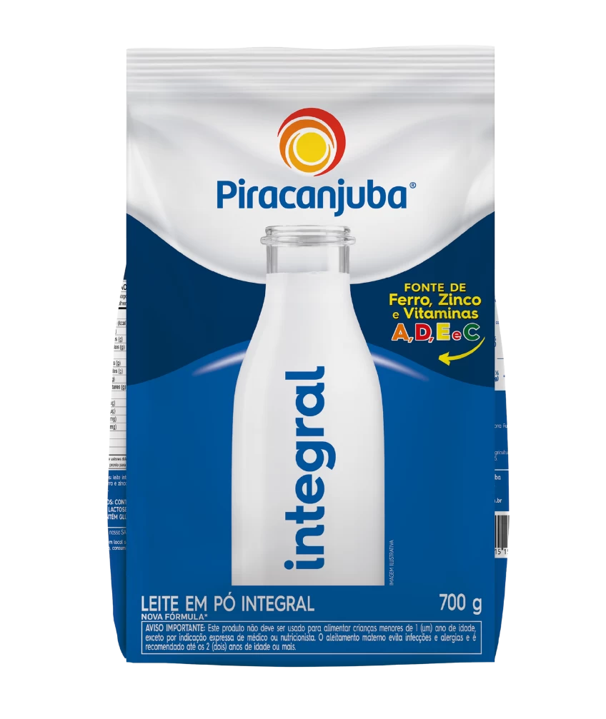Leite em Pó Integral Piracanjuba 700g