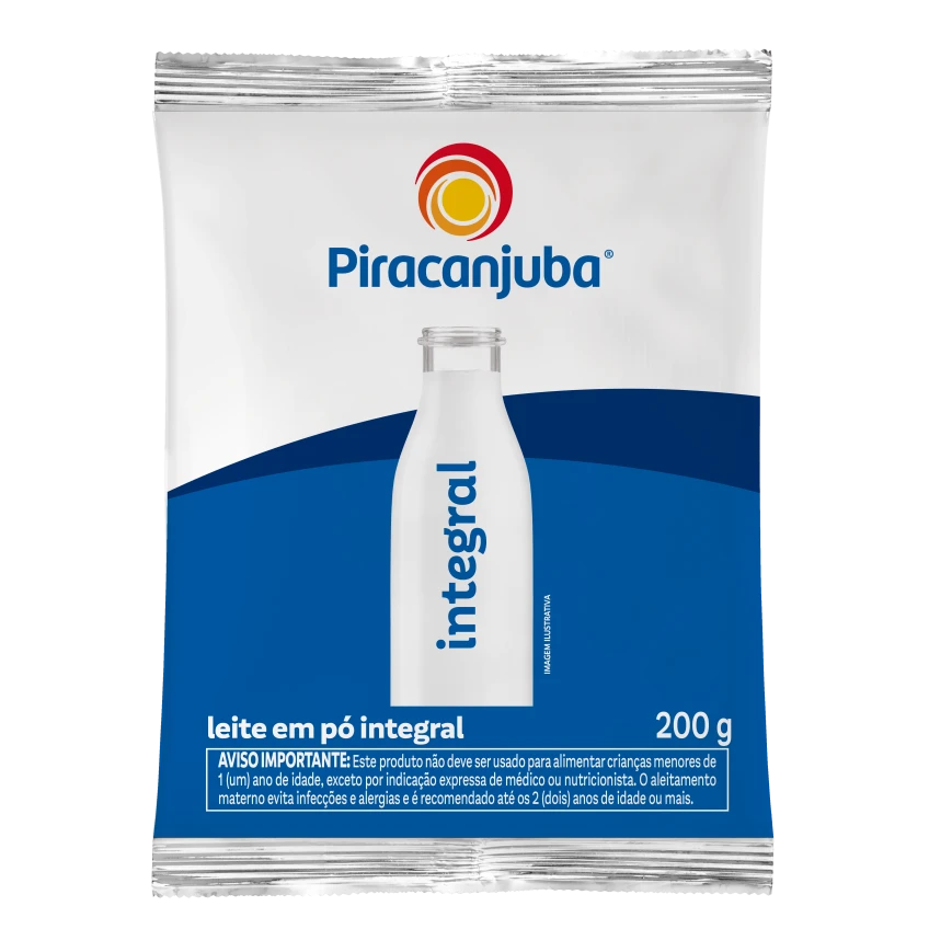 Leite em Pó Integral Piracanjuba 200g