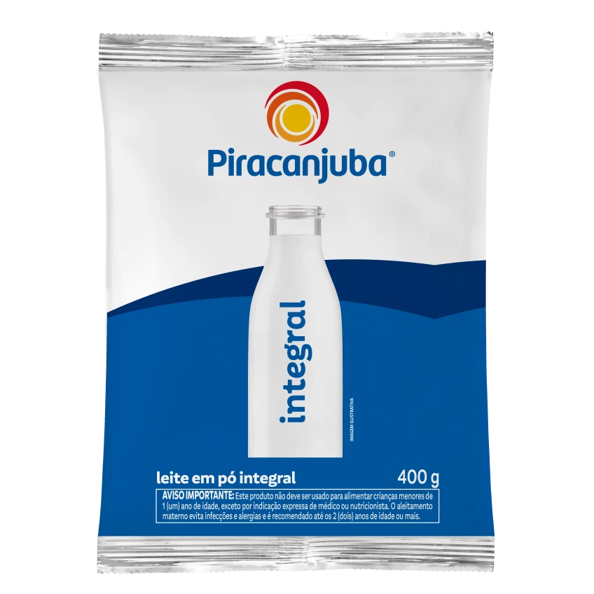 Leite em Pó Integral Piracanjuba 400g