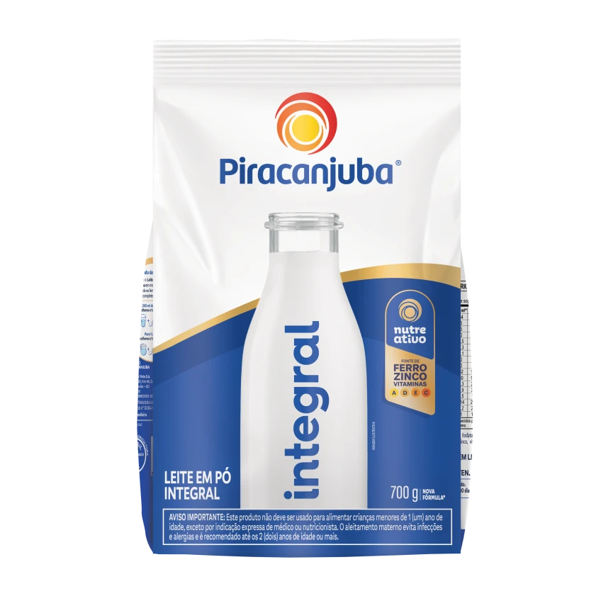 Leite em Pó Integral Piracanjuba 700g