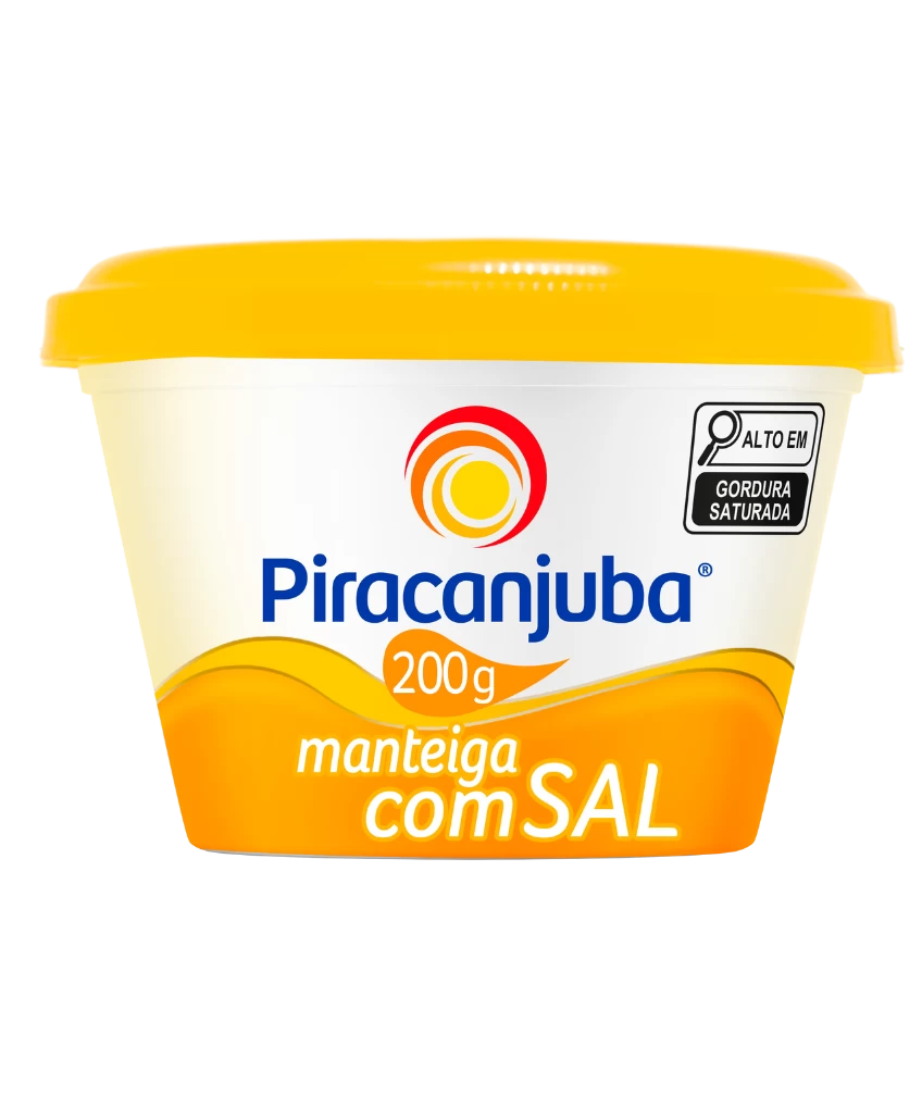 Manteiga com Sal Piracanjuba 200g