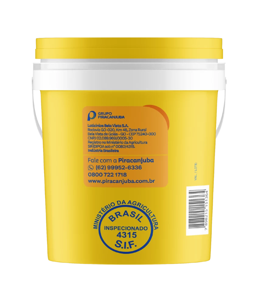 Manteiga com Sal Piracanjuba 10kg