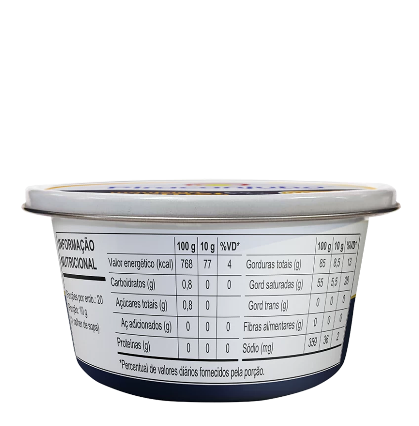 Manteiga Gourmet com Flor de Sal Piracanjuba 200g