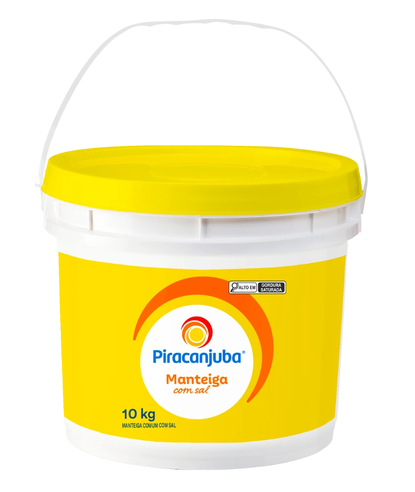 Manteiga com sal Piracanjuba 10kg