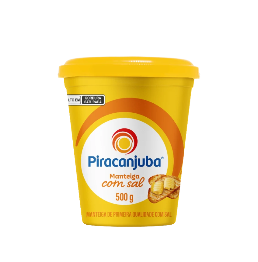 Manteiga com Sal Piracanjuba 500g