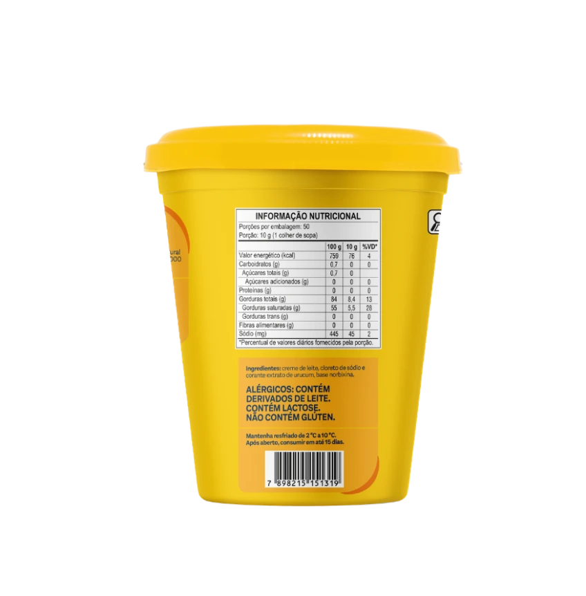 Manteiga com Sal Piracanjuba 500g