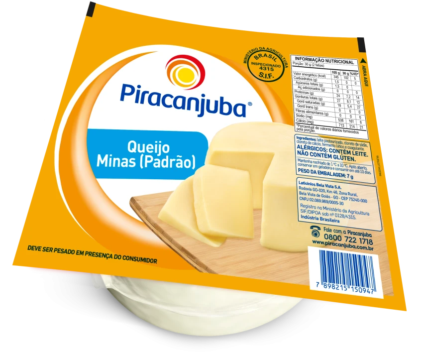 Queijo Minas (Padrão) Piracanjuba