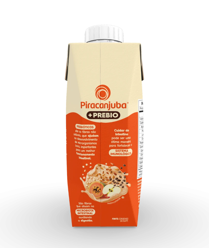 Bebida Láctea com Cereais Piracanjuba Mamão & Maçã 250ml