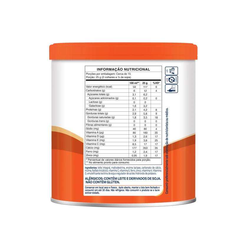 Composto Lácteo Zero Lactose Piracanjuba 380g - Modo de preparo