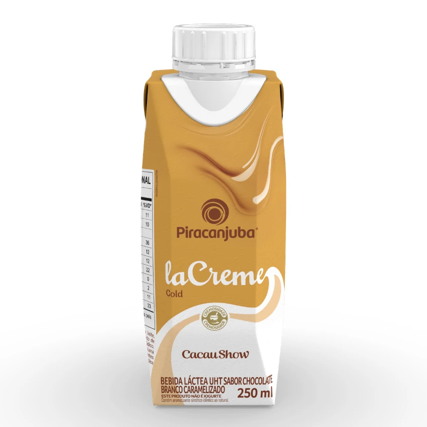 Piracanjuba + Cacau Show La Creme Gold 250ml
