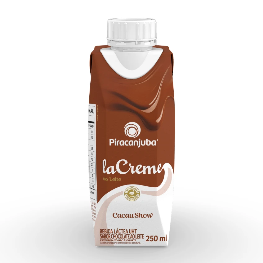 Piracanjuba + Cacau Show La Creme Ao Leite 250ml