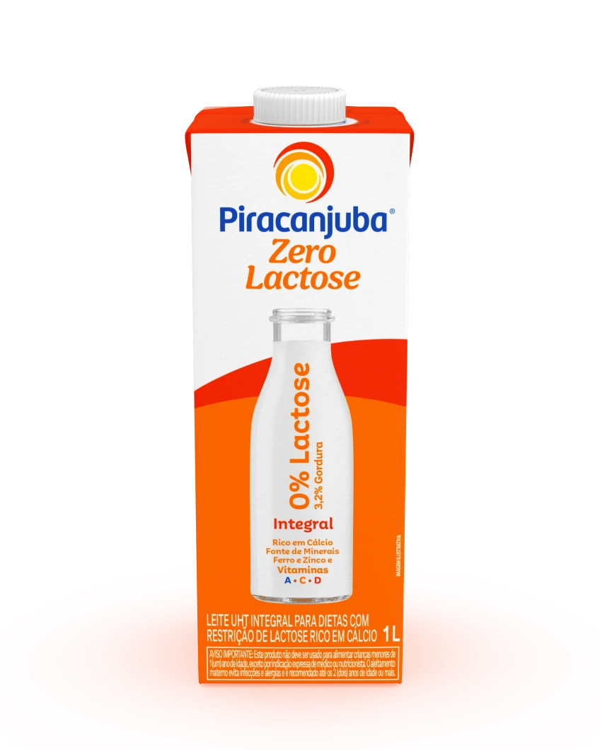 Leite Integral Zero Lactose Piracanjuba 1L