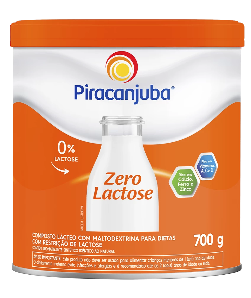 Composto Lácteo Zero Lactose Piracanjuba 700g